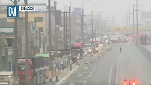 Accidente en Puente Piedra: Reabrieron tramo de la Panamericana Norte tras cinco horas de congestión vehicular  