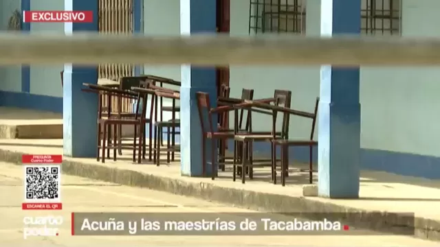 Acuña y las maestrías de Tacabamba