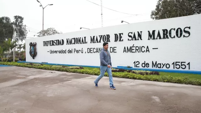 Universidad Nacional Mayor de San Marcos (UNMSM). Foto: Andina