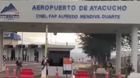 Aeropuerto de Ayacucho continúa cerrado por protestas 