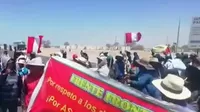 Tacna: Agricultores bloquean vía que conduce a Chile