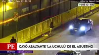El Agustino: Cayó asaltante apodado 'La Uchulú' en Puente Nuevo
