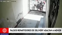 El Agustino: Falsos repartidores de delivery le robaron el celular a una menor de edad