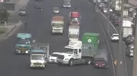 El Agustino: impresionante triple choque generó congestión vehicular  