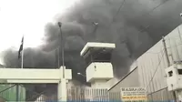 El Agustino: Incendio se registra en fábrica textil 