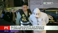 El Agustino: Ladrones balearon a adolescente tras intento de robo