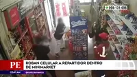El Agustino: robó celular a repartidor dentro de minimarket