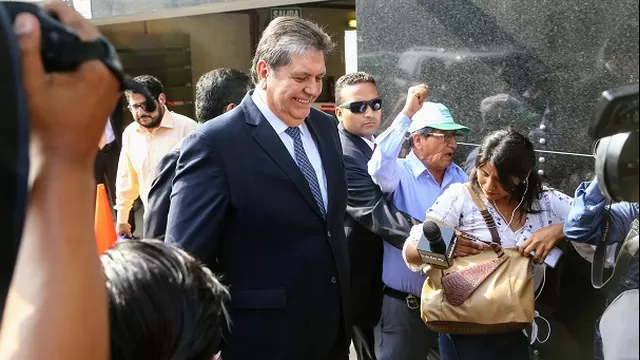 Alan García: reprograman citación fiscal por supuesto 'chuponeo' para el lunes 17