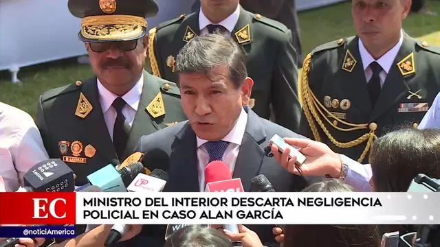 Alan García: Mininter rechaza negligencia policial en diligencia del caso