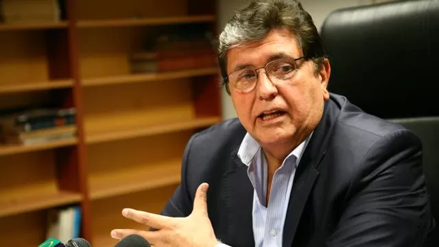 Alan García, ex presidente de la República. Foto: La República