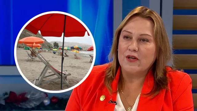 Alcaldesa de Barranco anunció que colocará sombrillas públicas en playas del distrito