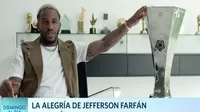 La alegría de Jefferson Farfán por el título con Alianza Lima