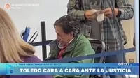 Alejandro Toledo enfrenta ahora a la justicia peruana