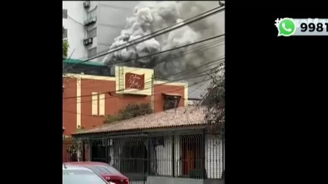 Alerta Noticias: Se registra incendio en Surco 