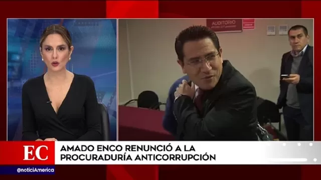 Amado Enco renunció a la Procuraduría Anticorrupción