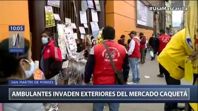 Ambulantes permanecen en exteriores del mercado Caquetá