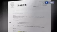 América Televisión entregó video de Sarratea a la Fiscalía