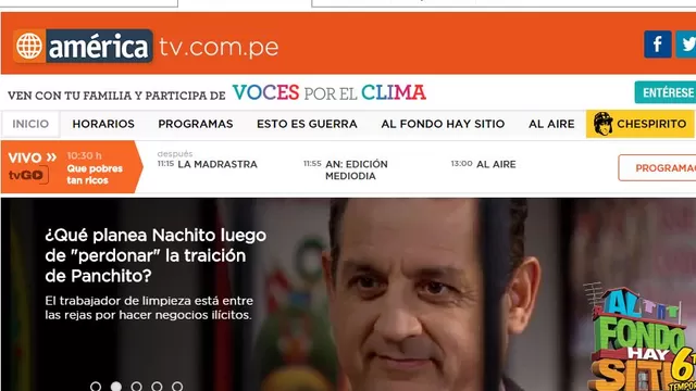 América TV se posiciona entre los tres medios digitales con más audiencia en Perú