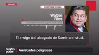 Amistades peligrosas: El audio que relaciona a Walter Ríos con Samir Abudayeh