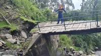 Áncash: Reportan caída de puentes en el distrito de San Luis