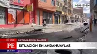 Andahuaylas: Ciudadanos limpian las calles tras violentas protestas