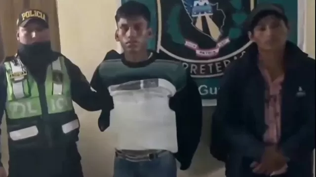 Apurímac: Capturan a joven con paquetes de droga adherida al cuerpo