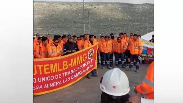Apurímac: Trabajadores de Las Bambas acatan paro indefinido por mejoras laborales