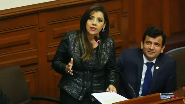 Congresista Alejandra Aramayo. Foto: Agencia Andina