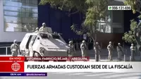 Arequipa: Fuerzas Armadas custodian sede del Ministerio Público