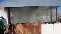 Arequipa: Incendio en instalaciones de colegio provocó temor en niños y docentes