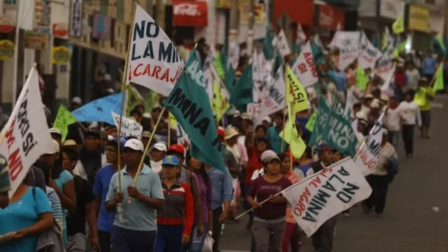 Protestas contra proyecto Tía María. Foto: Referencial/Perú 21