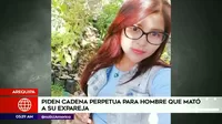 Arequipa: Piden cadena perpetua para hombre que mató a su expareja
