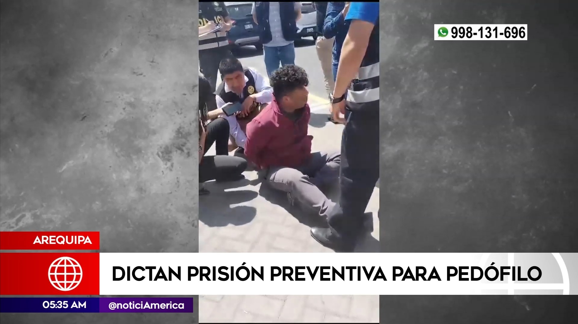 Prisión preventiva para pedófilo en Arequipa. Foto: América Noticias