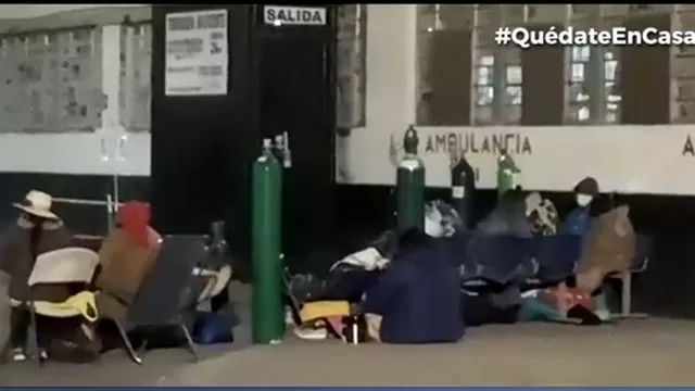 Arequipa: Reportan colapso de hospital Honorio Delgado por falta de camas