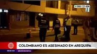 Arequipa: sicarios acribillan a colombiano