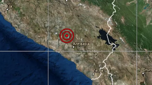 Un sismo de magnitud 4.4 se registró en Arequipa