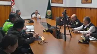 Arequipa: Ministro Rojas coordinó acciones con autoridades para garantizar el orden interno