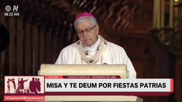 Arzobispo de Lima pidió un minuto de silencio por víctimas de COVID-19 durante homilía