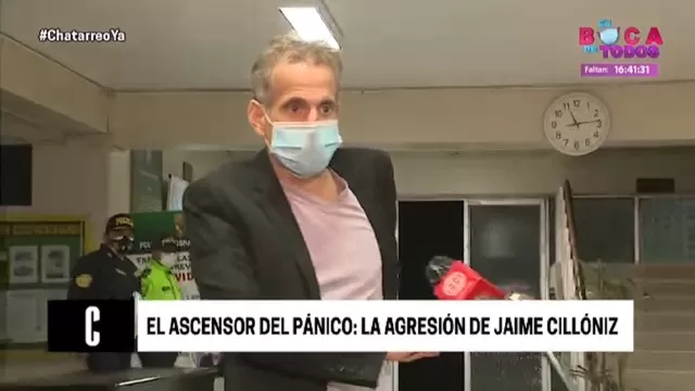 El ascensor del pánico: La agresión de Jaime Cillóniz
