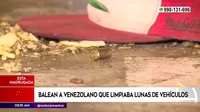 Balean a venezolano que limpiaba lunas de vehículos