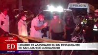 Asesinan a hombre en un restaurante de San Juan de Lurigancho