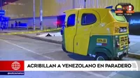 Asesinan a mototaxista en un paradero de San Juan de Miraflores