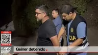 Así fue detenido Geiner Alvarado, vinculado a la presunta organización criminal liderada por Pedro Castillo