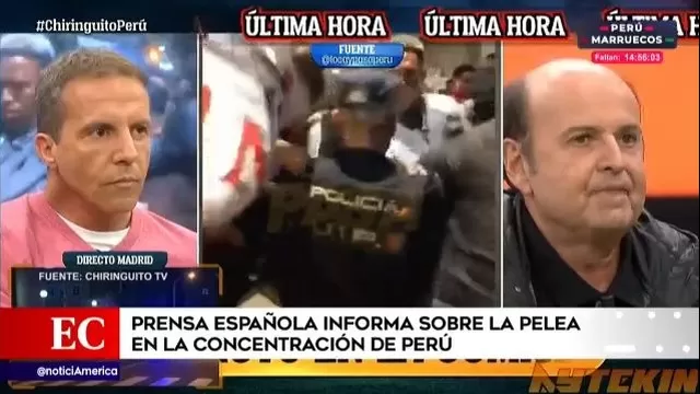 Así informó la prensa española sobre la pelea en la concentración de Perú en Madrid