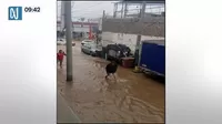 Ate: Desborde de río Surco deja familias damnificadas y casas afectadas