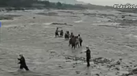 Ate: Siete menores de edad casi mueren ahogados en el río Rímac