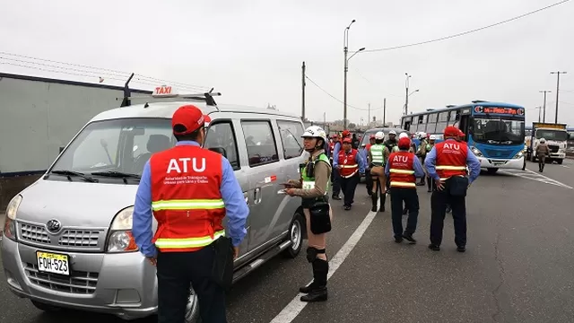 ATU: Más de 350 vehículos se enviaron al depósito por dar servicio informal