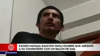 Ayacucho: Exigen máxima sanción para hombre que asesinó a su compañero con un balón de gas