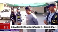 Ayacucho: Policía incautó droga camuflada en camioneta