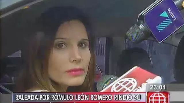 Baleada por Rómulo León Romero rindió su manifestación y pidió garantías para su vida